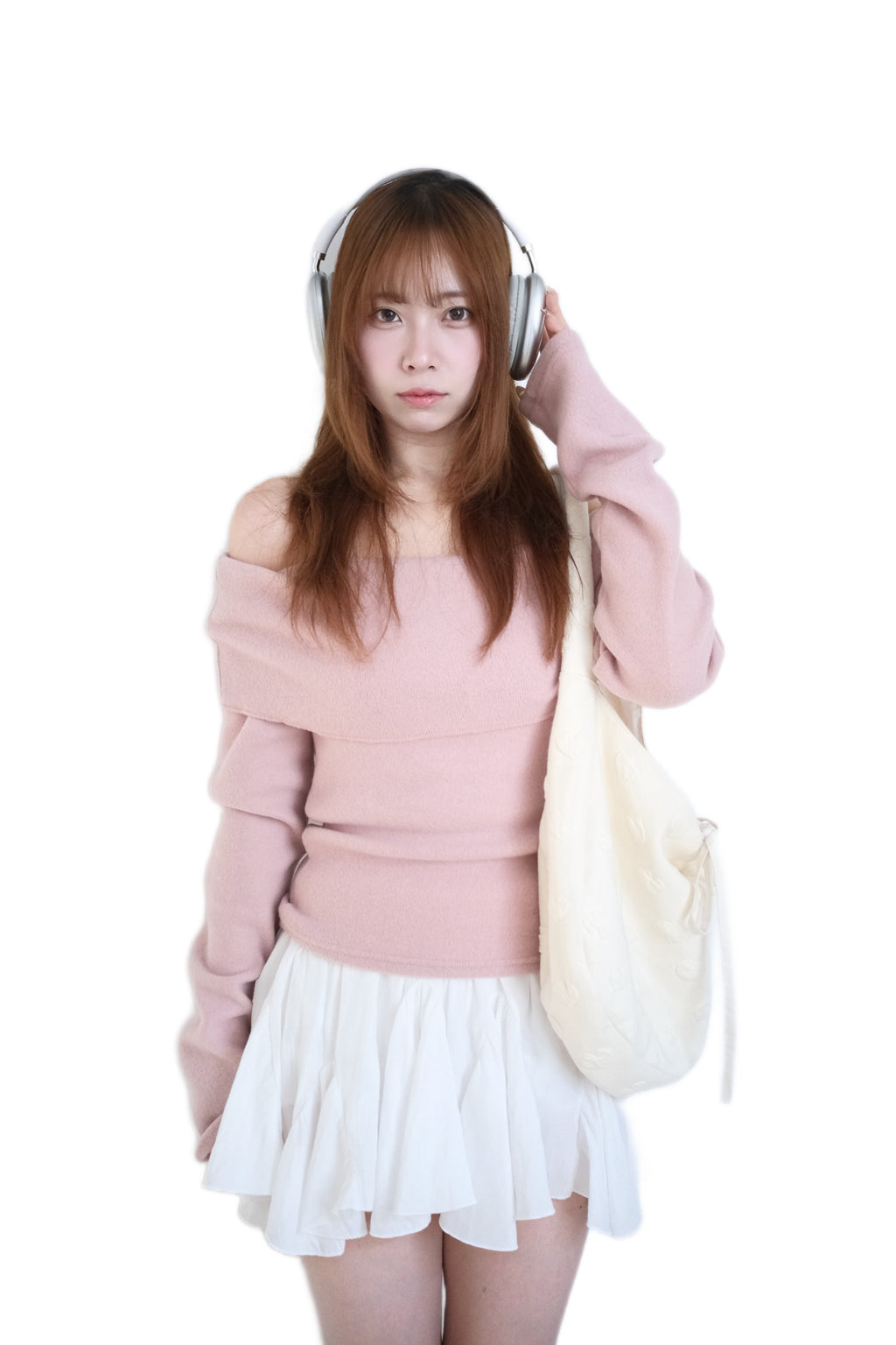 KR 新網站迎新優惠 冬日八色一字肩上衣