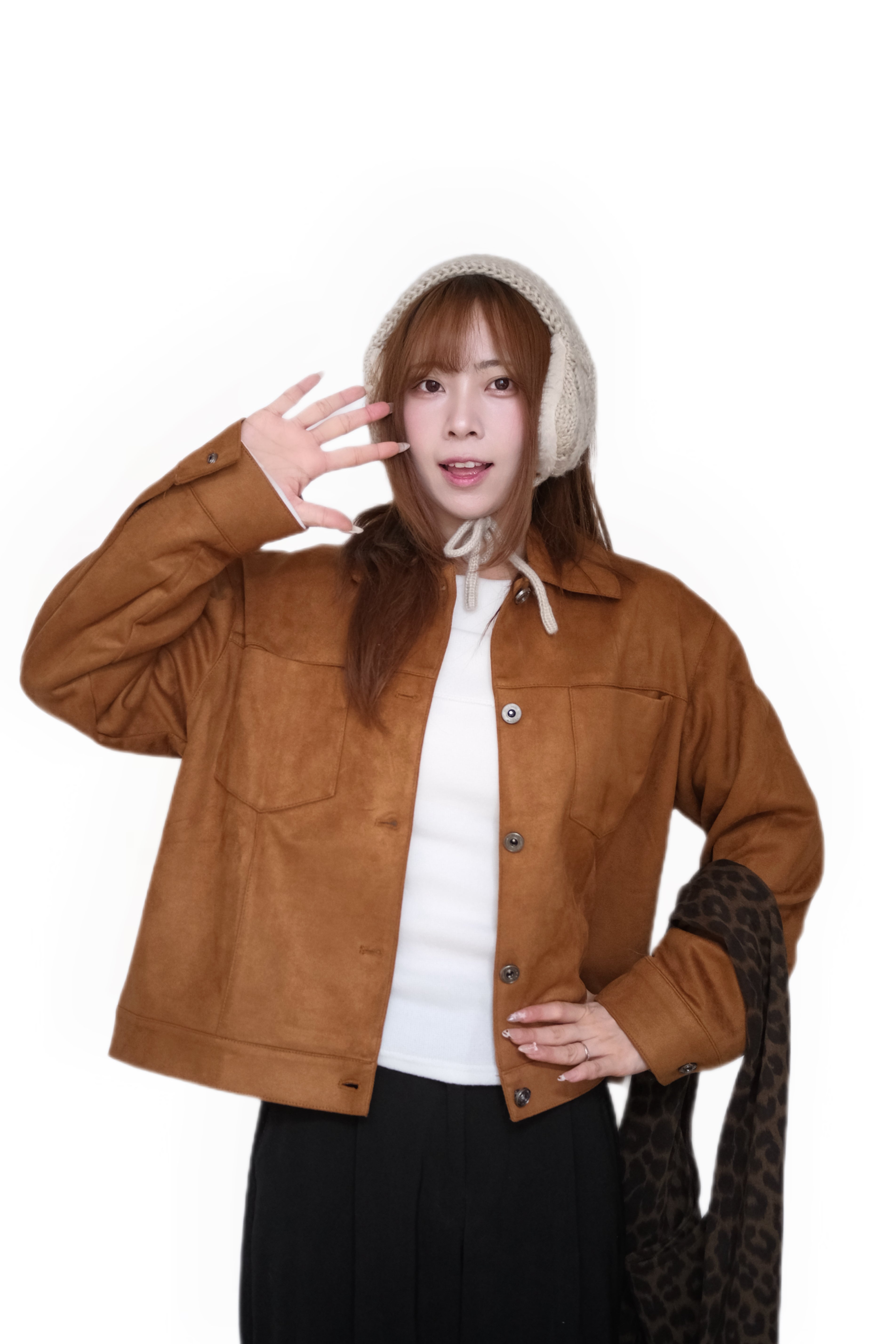 KR 韓國今年大熱麂皮外套 (J251103)