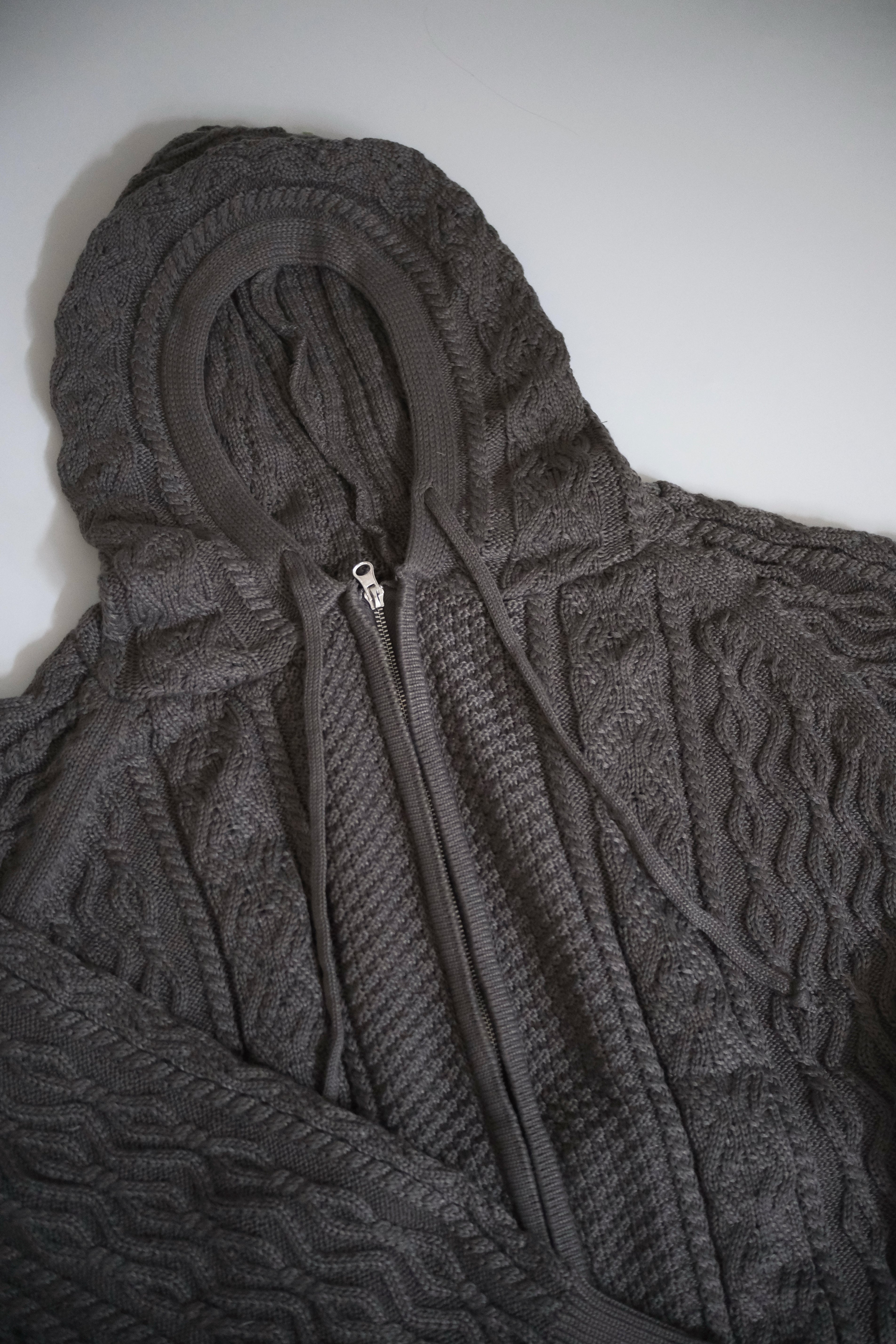 KR 男女同款(情侶裝)麻花紋針織外套