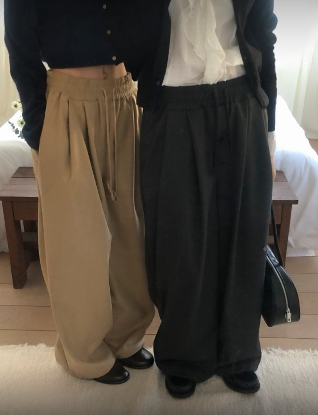 KR 完美版型西褲感小綿褲