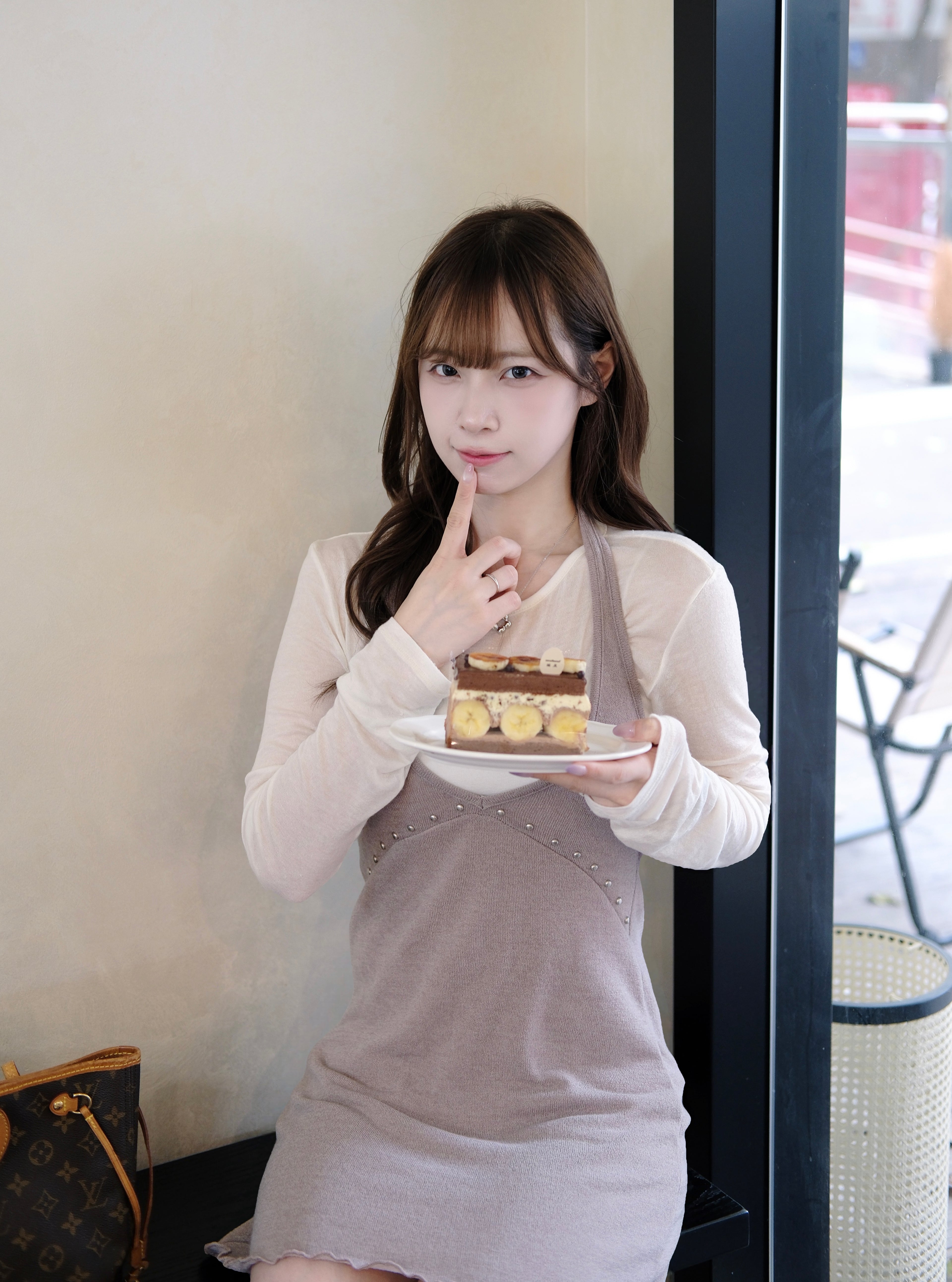 KR 會呼吸的棉質 超舒服透感上衣