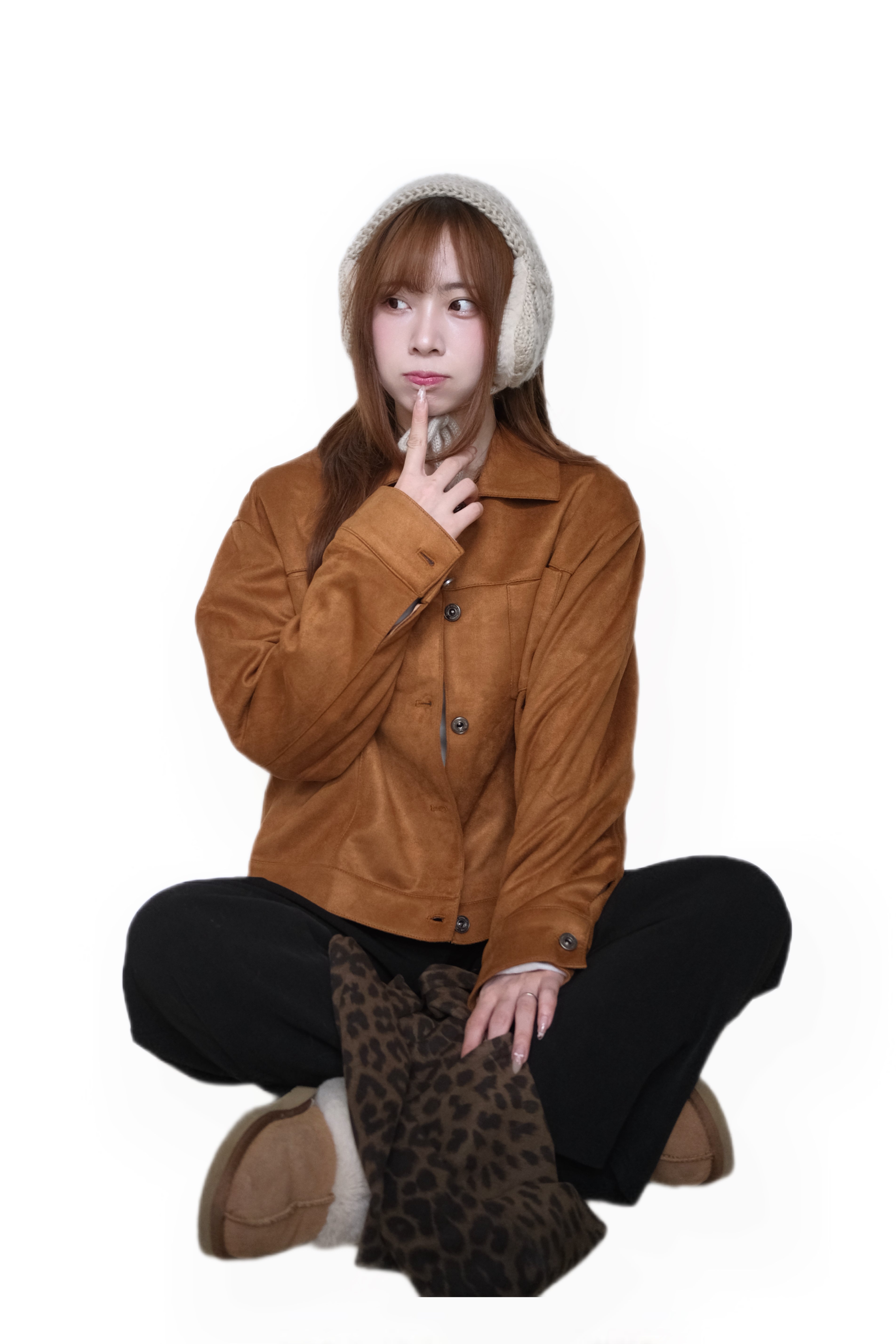 KR 韓國今年大熱麂皮外套 (J251103)