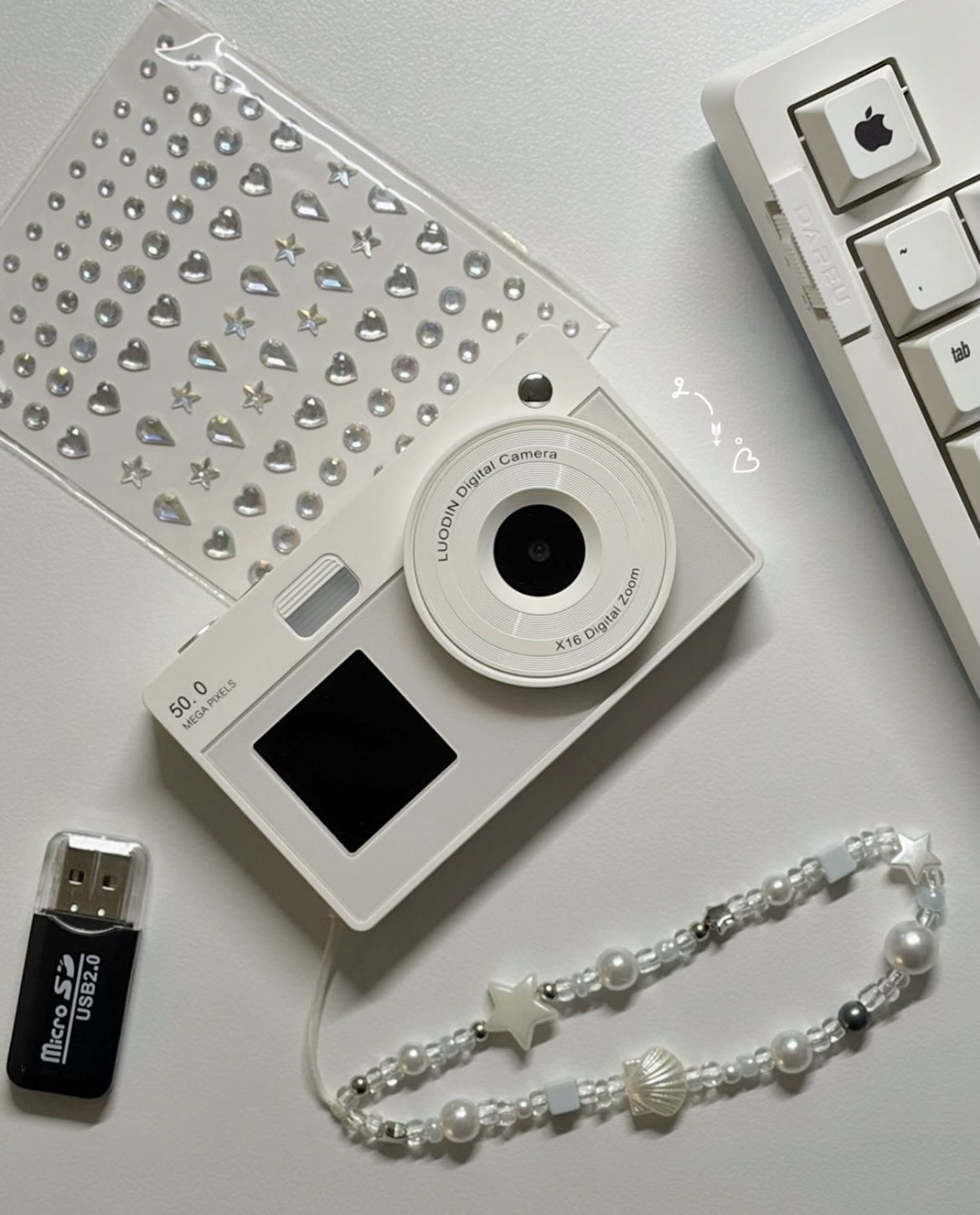 KR 韓國雙屏幕復古CCD相機