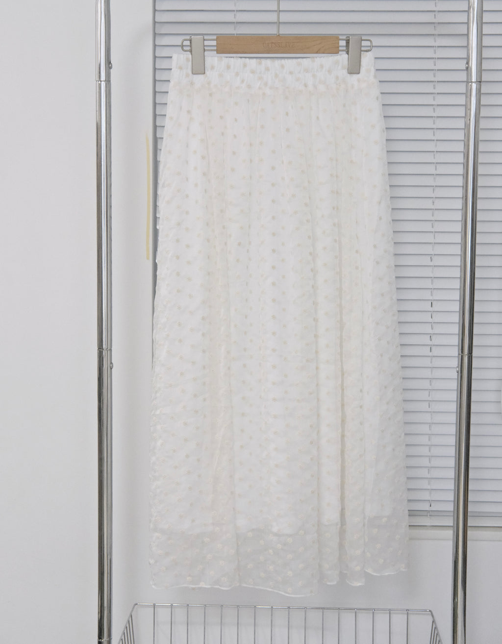 日系夏日滿版花花刺繡裙