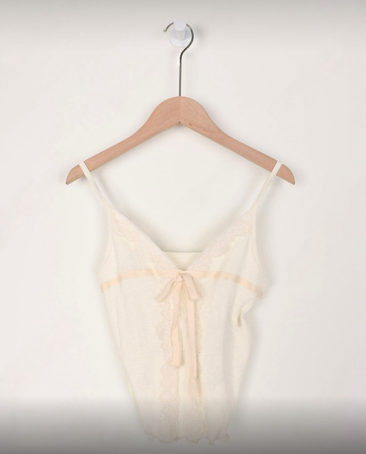 KR lace蝴蝶結氣質背心 兩色