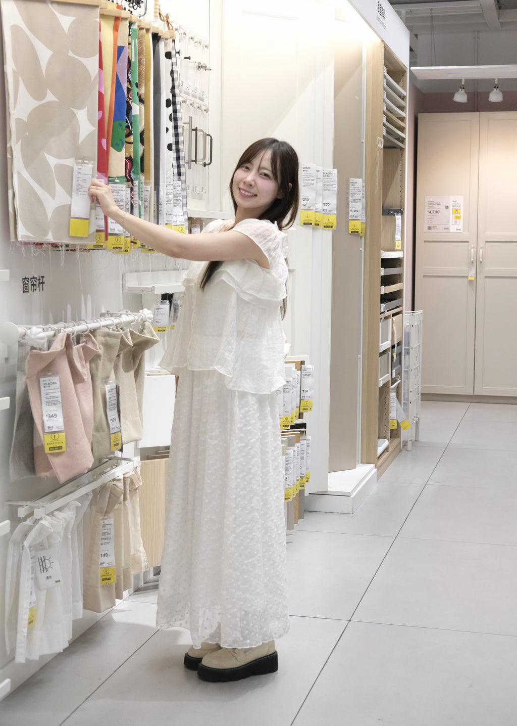 KR 氣質荷葉袖仙氣恤衫