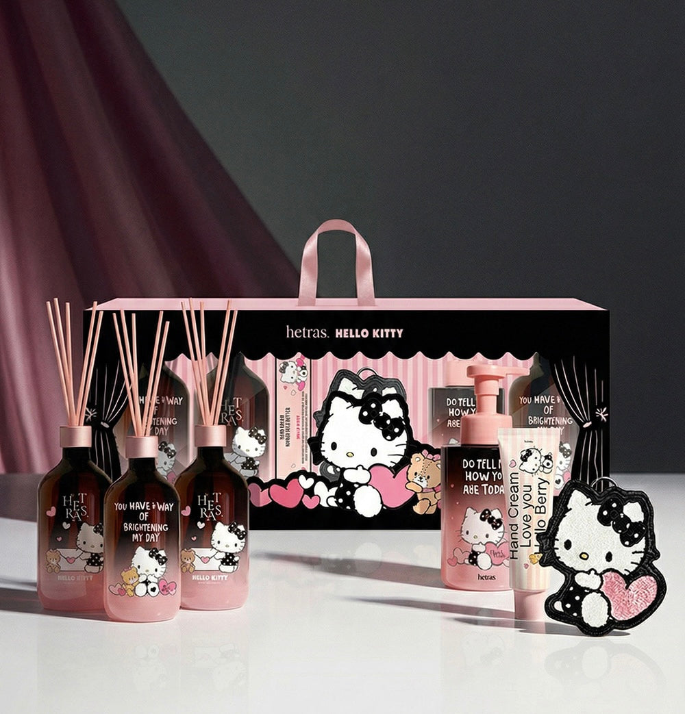 hetras. x Hello Kitty Black Limited Gift Set