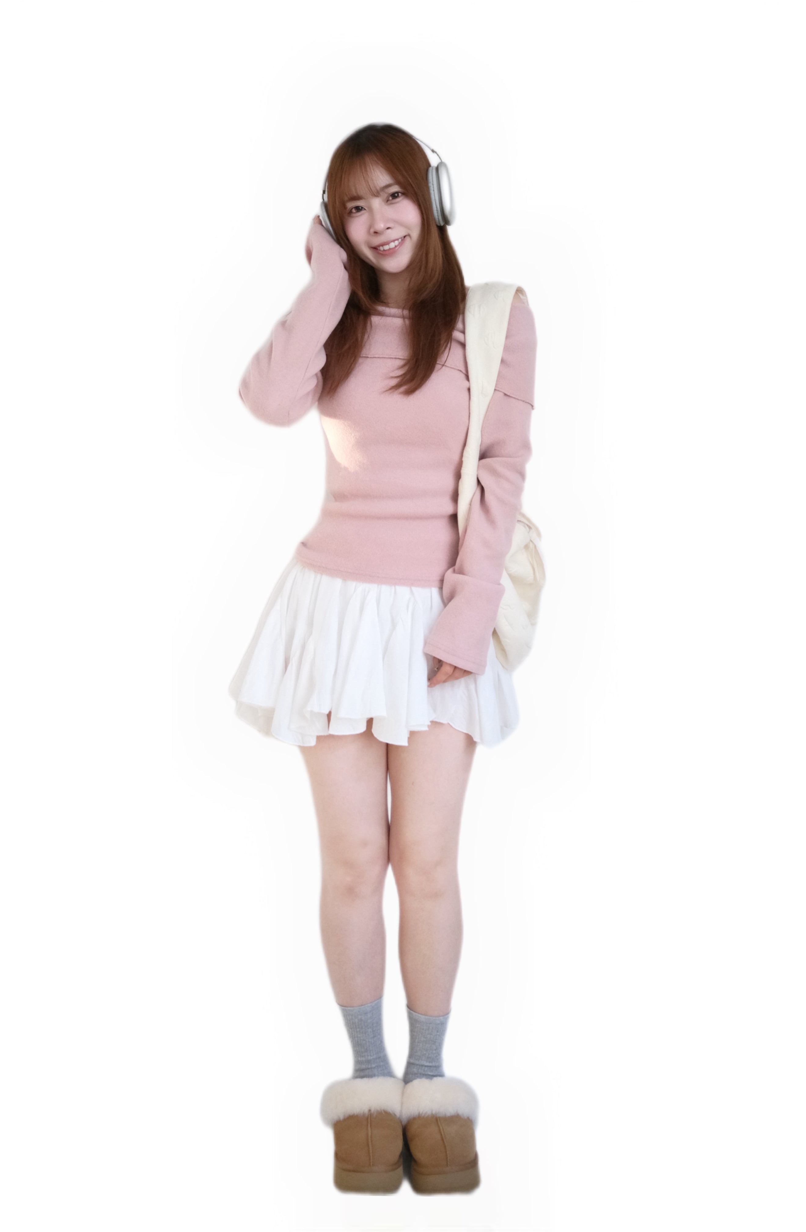 KR 新網站迎新優惠 冬日八色一字肩上衣