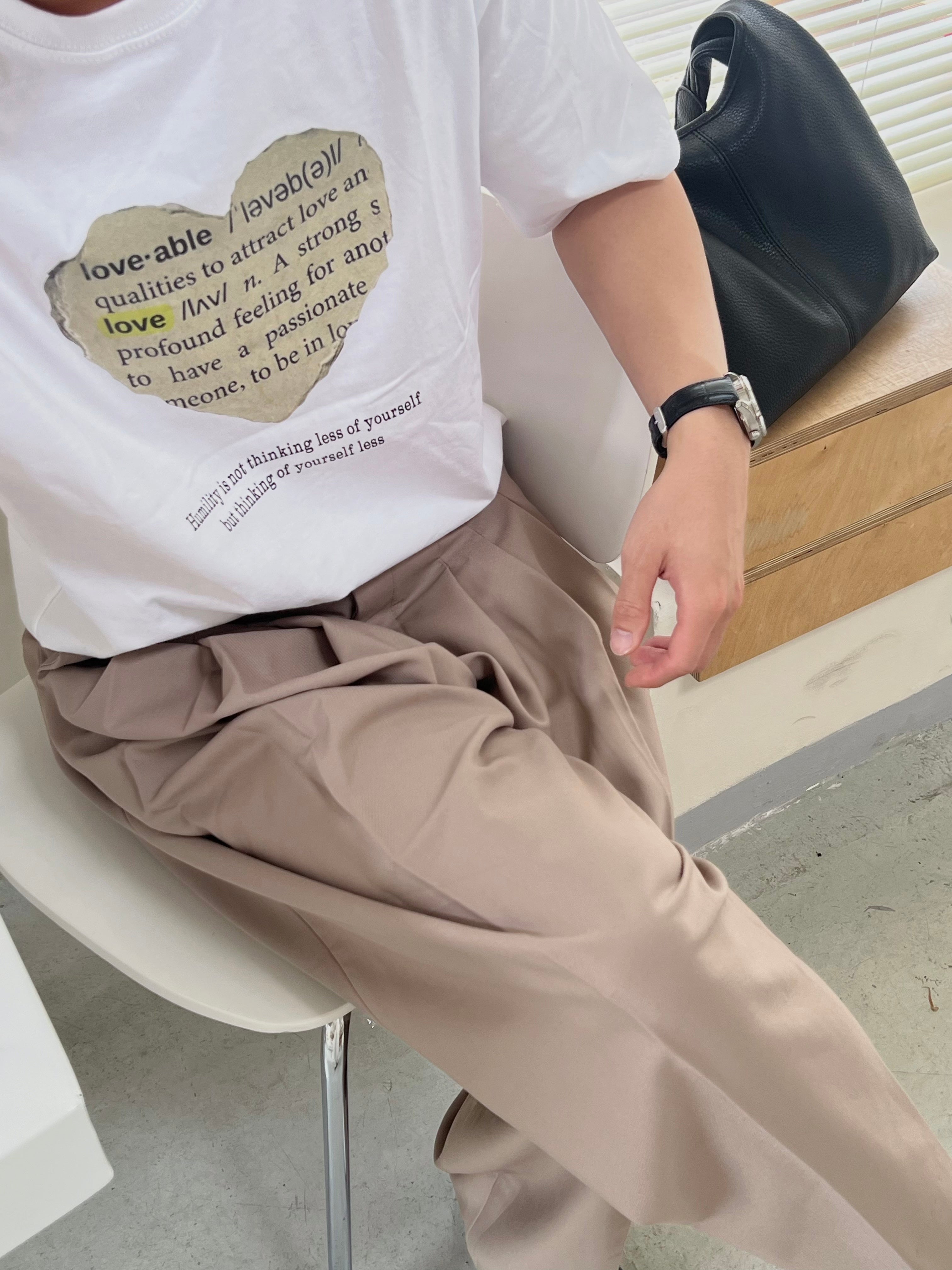 KR 24ss男裝高腰摺位西褲