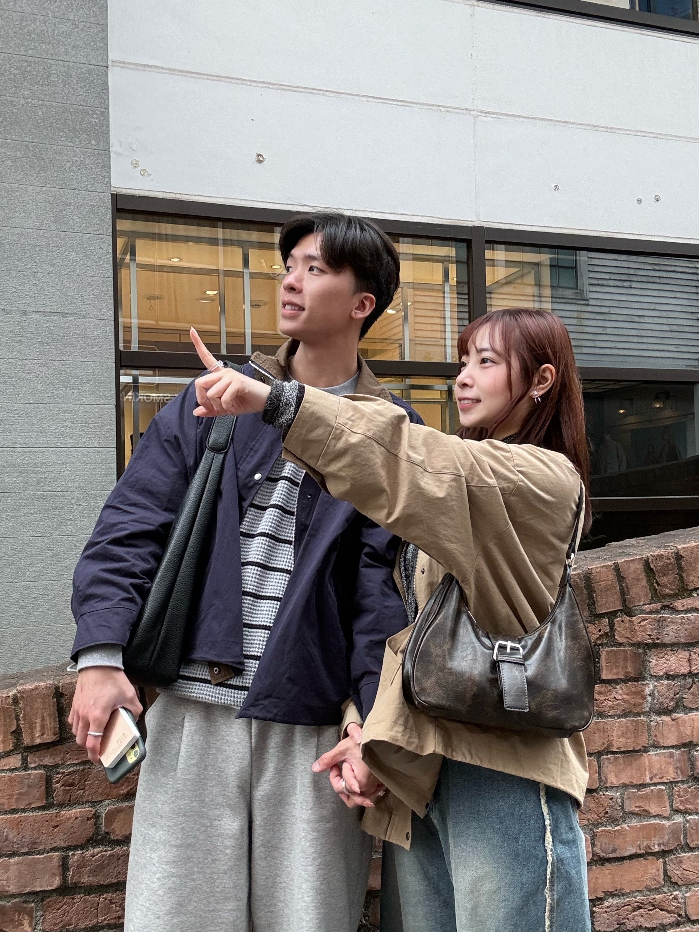 KR 男女同款日系感休閒風衣