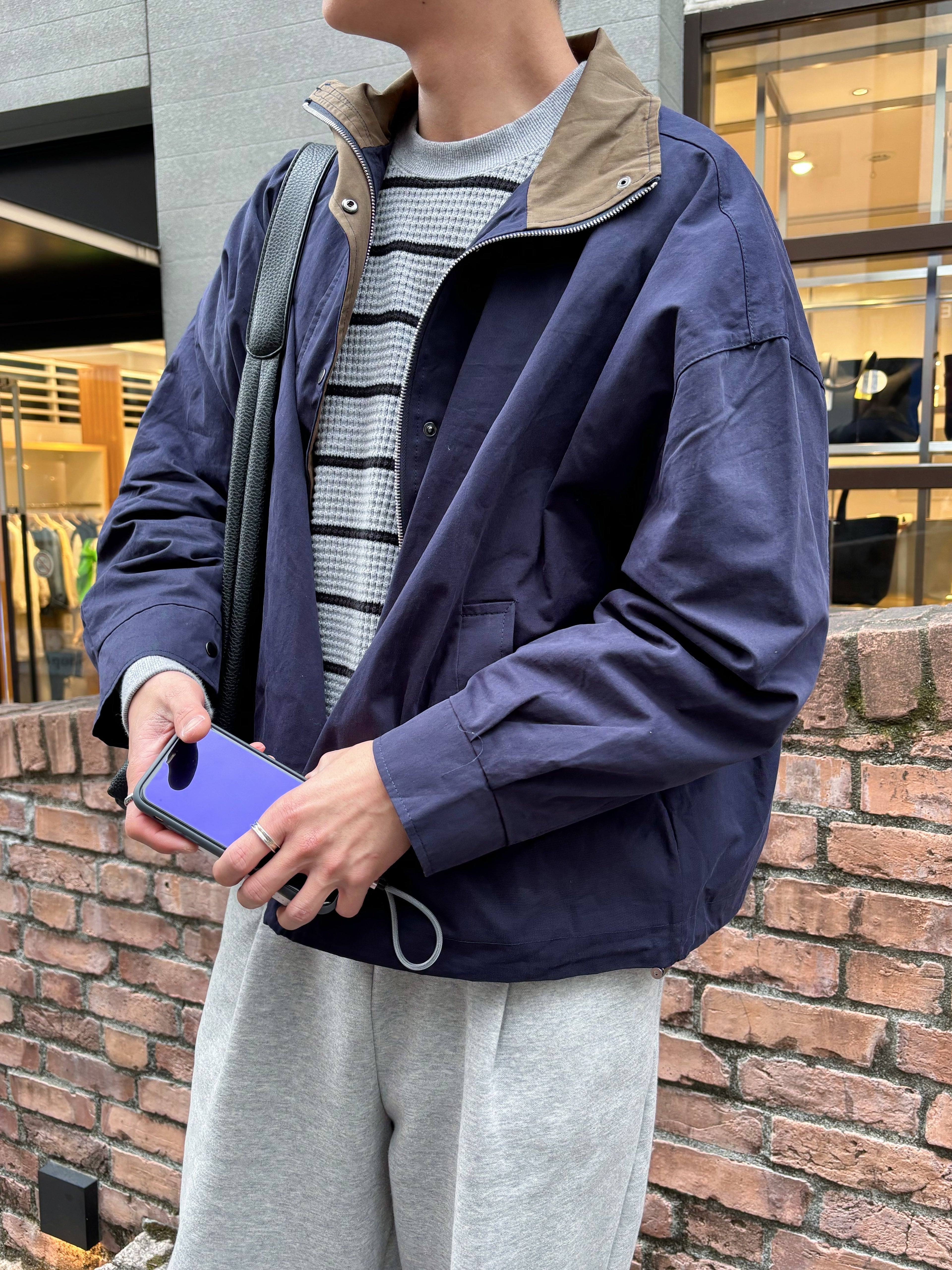 KR 男女同款日系感休閒風衣