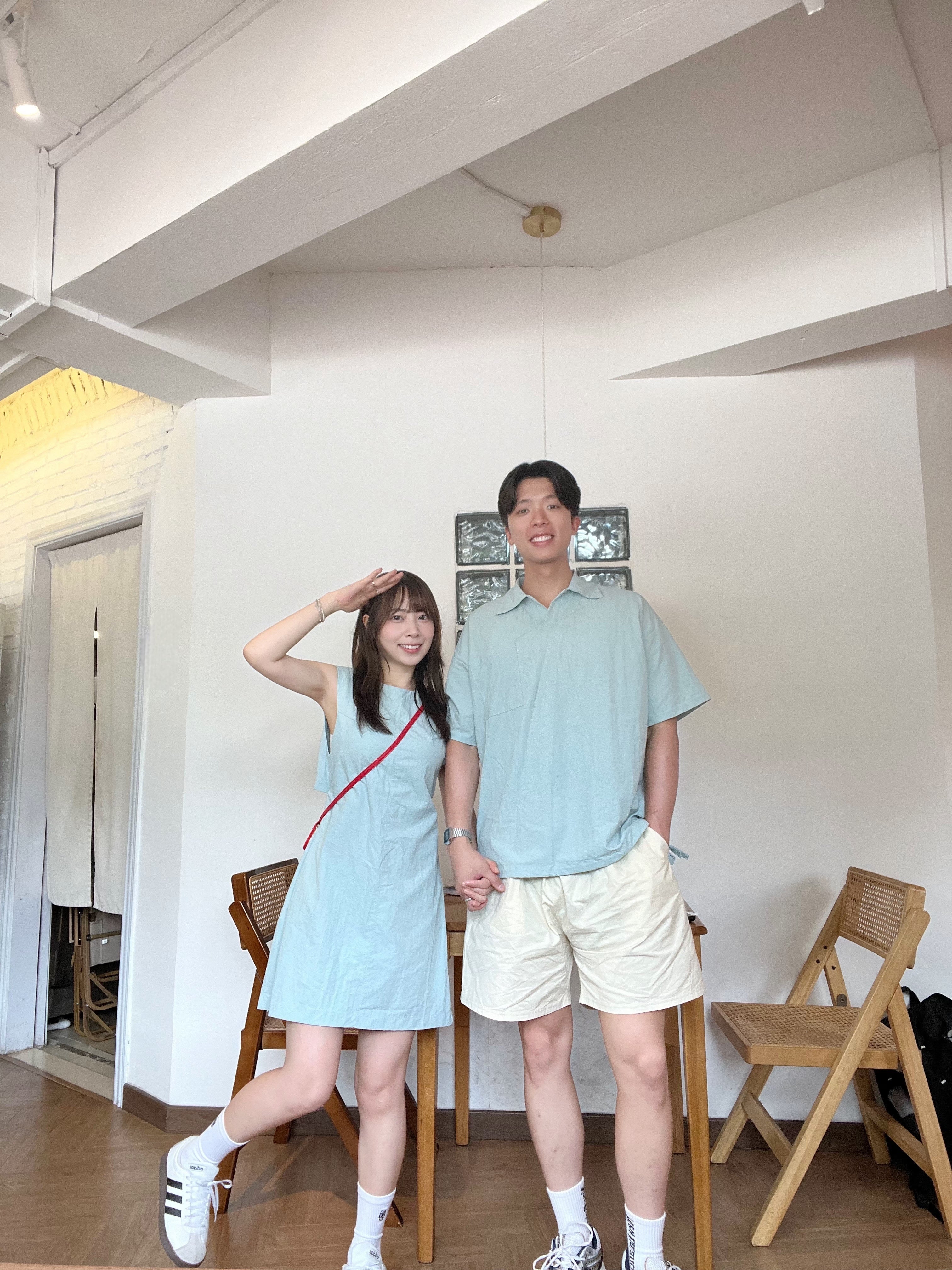 KR 夏季新款爽浪感情侶套裝