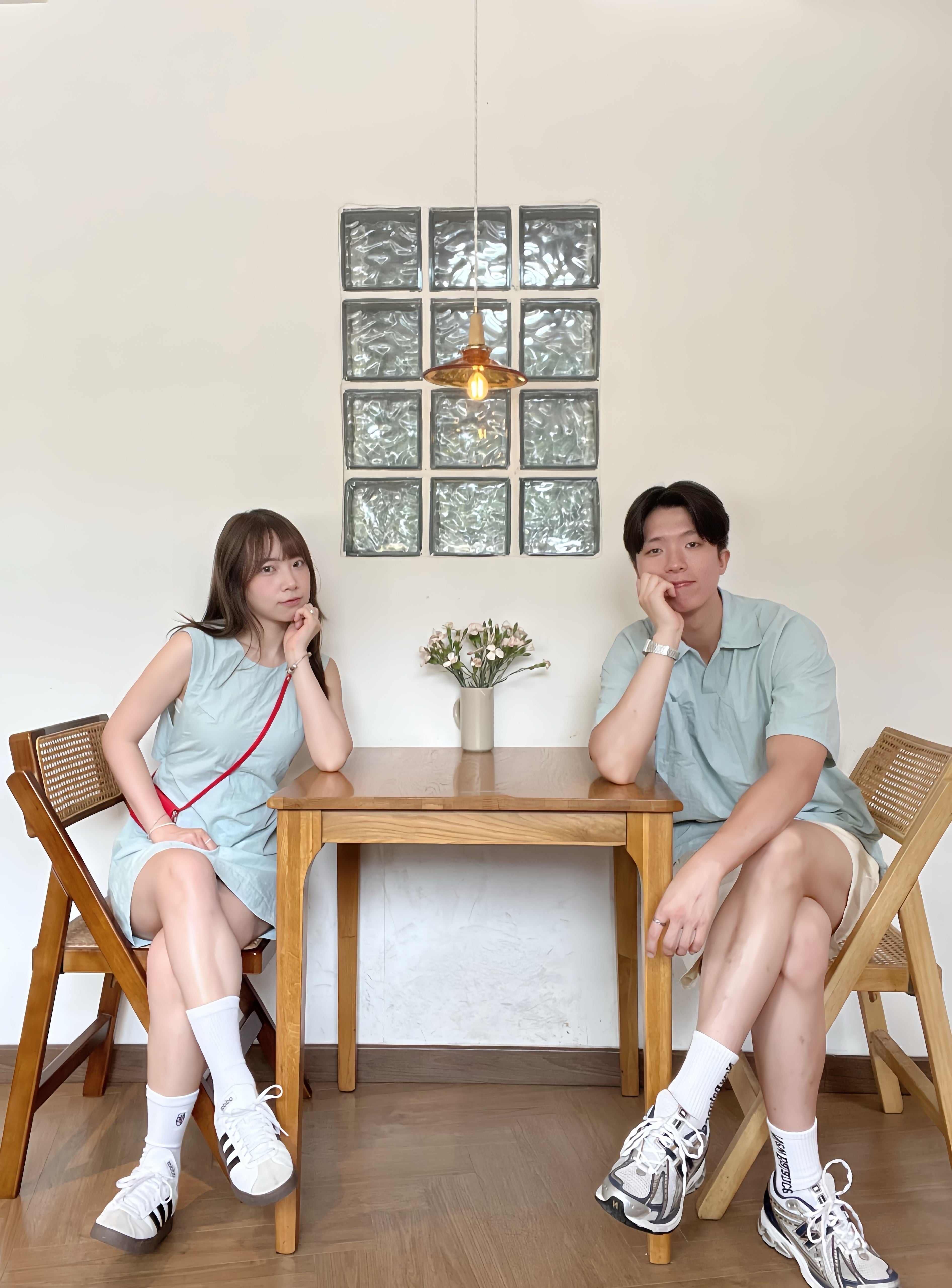 KR 夏季新款爽浪感情侶套裝