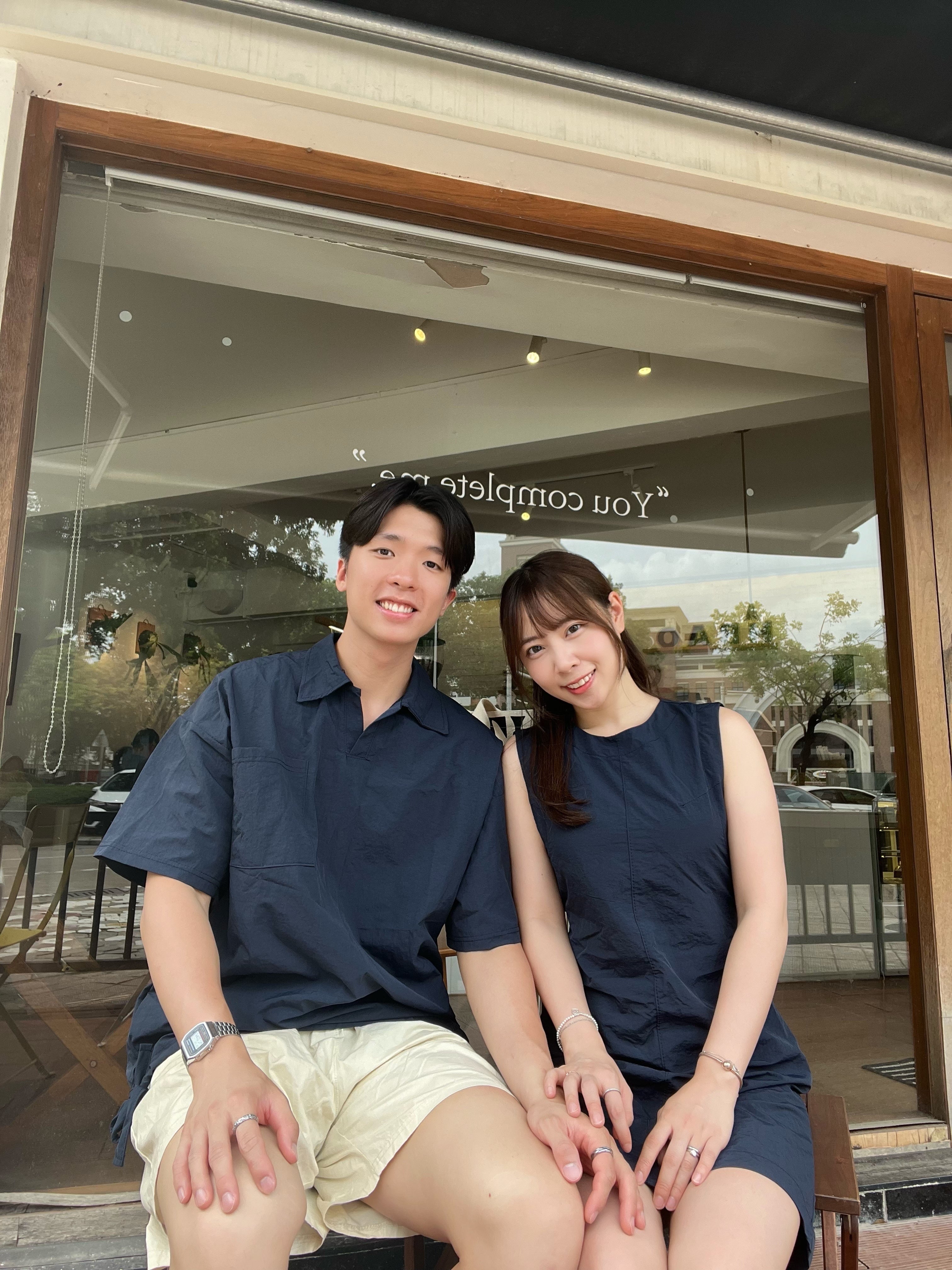 KR 夏季新款爽浪感情侶套裝