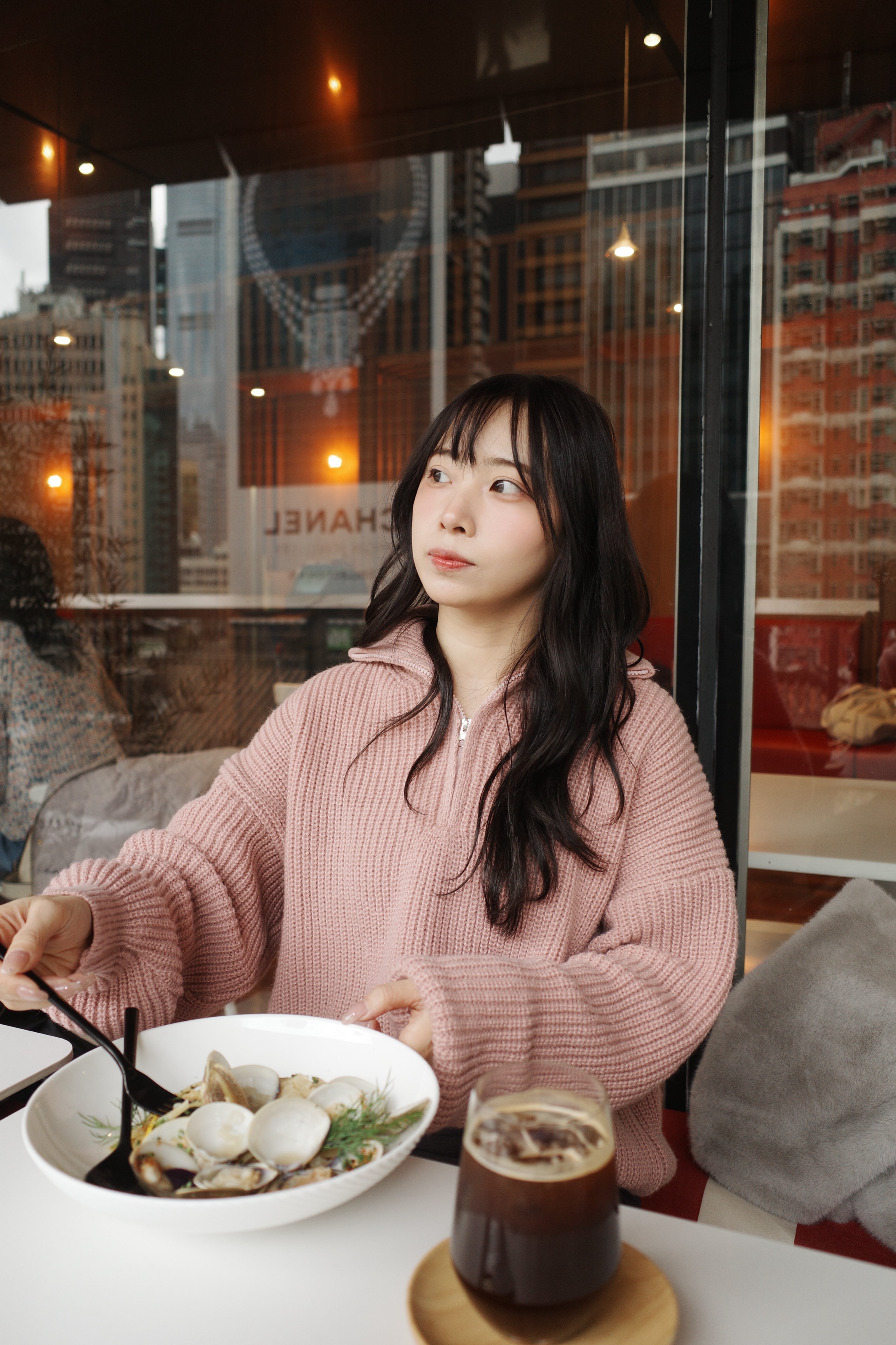 KR 情人節首選針織反領冷衫 五色