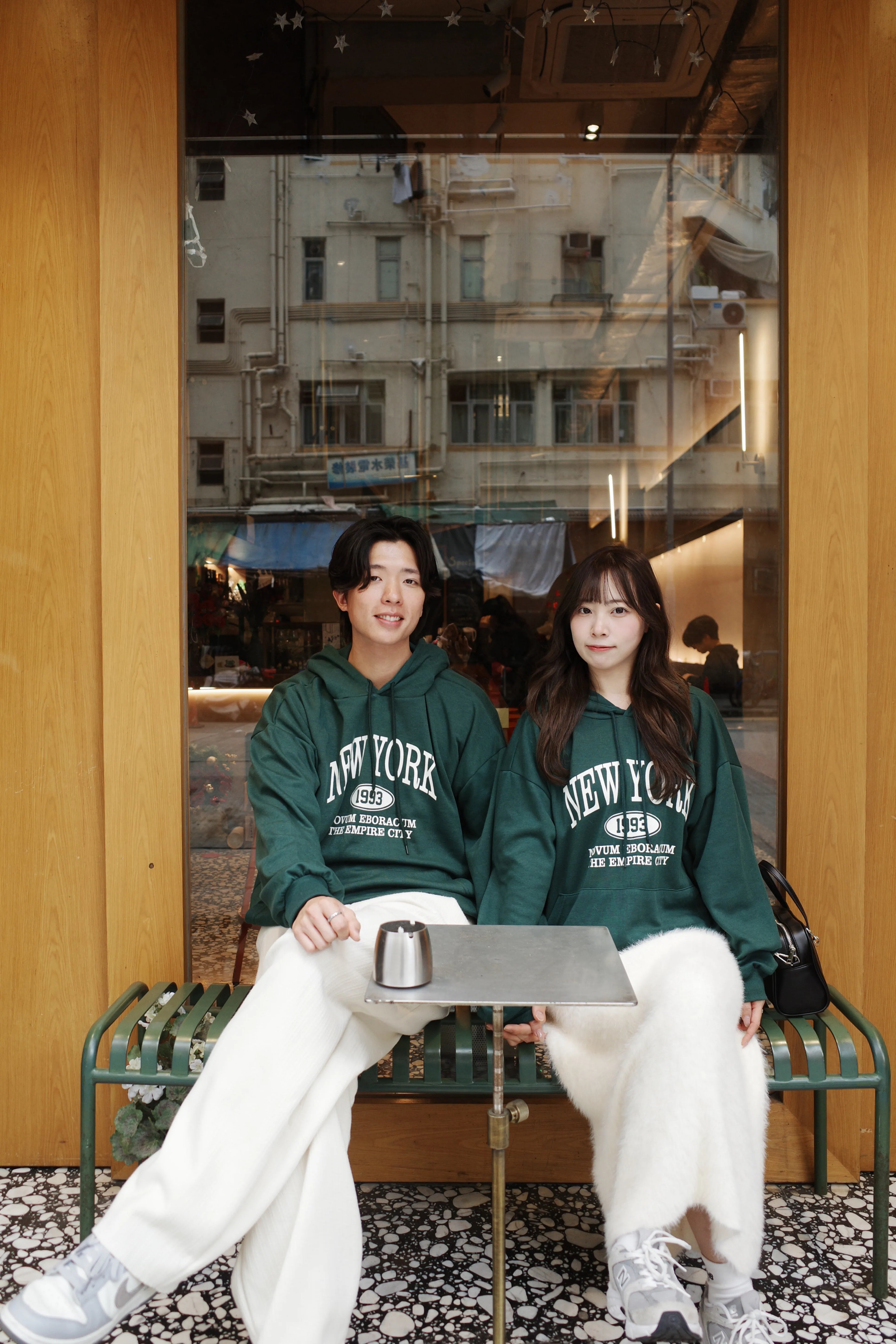 KR 25ss春裝新款超薄身 情侶衛衣 2件